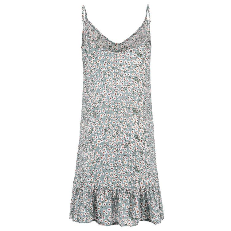 18-24 Years Old Temperament Commuting Skirt Guangzhou Summer 2021 Ruffle Single Dress Two Piece