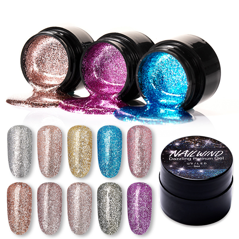2021 Fashion Platinum Gel Polish Nail Semi Permanent Gels Varnishes Glitter Paint Shiny Top Base Coat Tips For Nails Design Art Manicure, As picture
2021 Fashion Platinum Gel Polish Nail Semi Permanent Gels Varnishes Glitter Paint Shiny Top Base Coat Tips For Nails Design Art Manicure, As picture