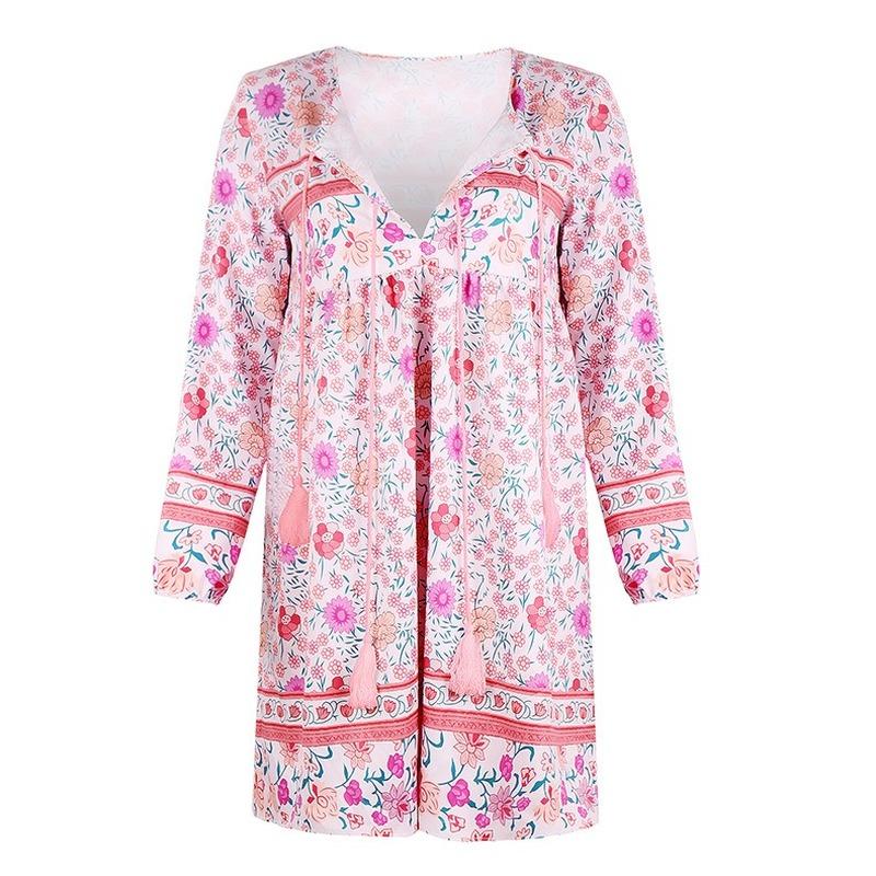 Casual Dresses Summer Printed Skirt Dress V-Neck Long Sleeve Yellow Red Green Blue, Black;gray
Casual Dresses Summer Printed Skirt Dress V-Neck Long Sleeve Yellow Red Green Blue, Black;gray