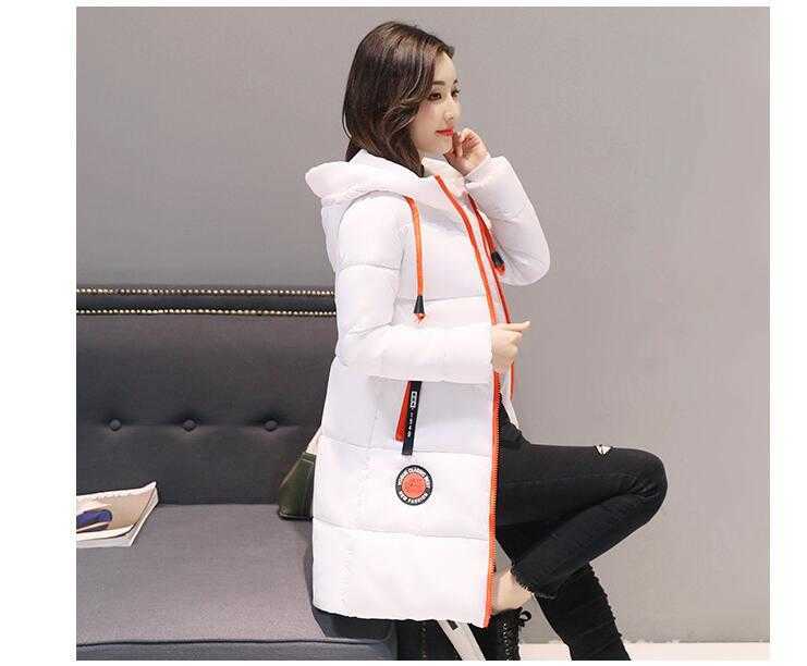 Parka femmes nouveau hiver doudoune femmes manteau Long vtements capuche femme Parka pais coton rembourr femme de base 210819
