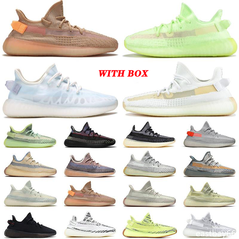 Authentic Top Quality Static Reflective Running Shoes Zebra Mono Ice Clay Cinder Earth Tail Light Mens Womens Sneakers Sports Size 36-48 With Box
Authentic Top Quality Static Reflective Running Shoes Zebra Mono Ice Clay Cinder Earth Tail Light Mens Womens Sneakers Sports Size 36-48 With Box