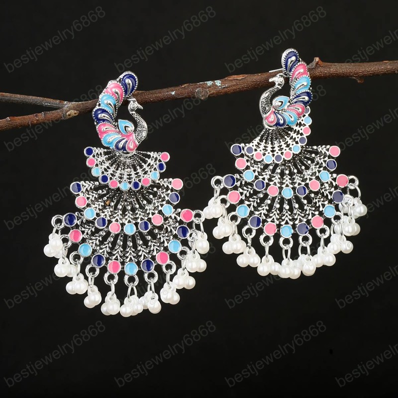 3 Color Pendientes Vintage Boho Big Peacock Indian Dangle Earrings For Women Brincos Retro Silver Ladies Earring Orecchini
3 Color Pendientes Vintage Boho Big Peacock Indian Dangle Earrings For Women Brincos Retro Silver Ladies Earring Orecchini