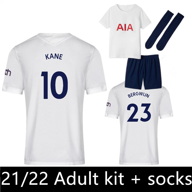 Men 21 22 KANE BERGWIJN Soccer Jerseys 2021 2022 LUCAS SPURS DELE TOTTENHAM Football shirt BALE NDOMBELE Adult kit+ socks uniforms, Black;yellow
Men 21 22 KANE BERGWIJN Soccer Jerseys 2021 2022 LUCAS SPURS DELE TOTTENHAM Football shirt BALE NDOMBELE Adult kit+ socks uniforms, Black;yellow