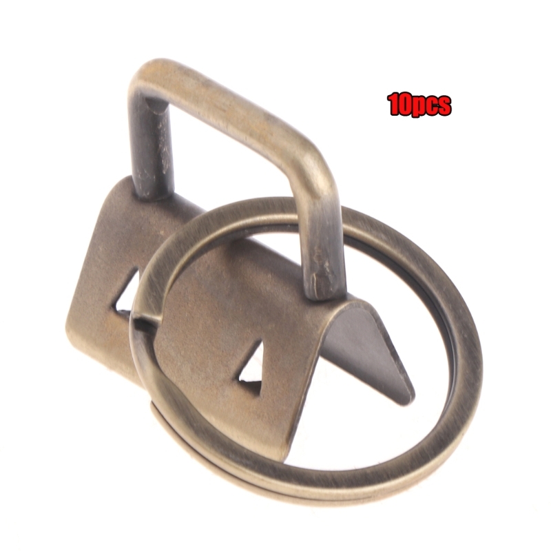 10 Piece Keychain Hardware 25 mm Keychain Split Ring For wristbands Kato Start Clip