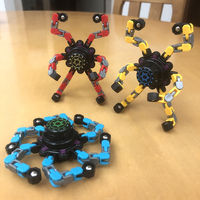 childrens fidget toys mechanical gyro decompression artifact deformation robot bearing deformation mecha chain fidgets sensory toy funny antistress gi