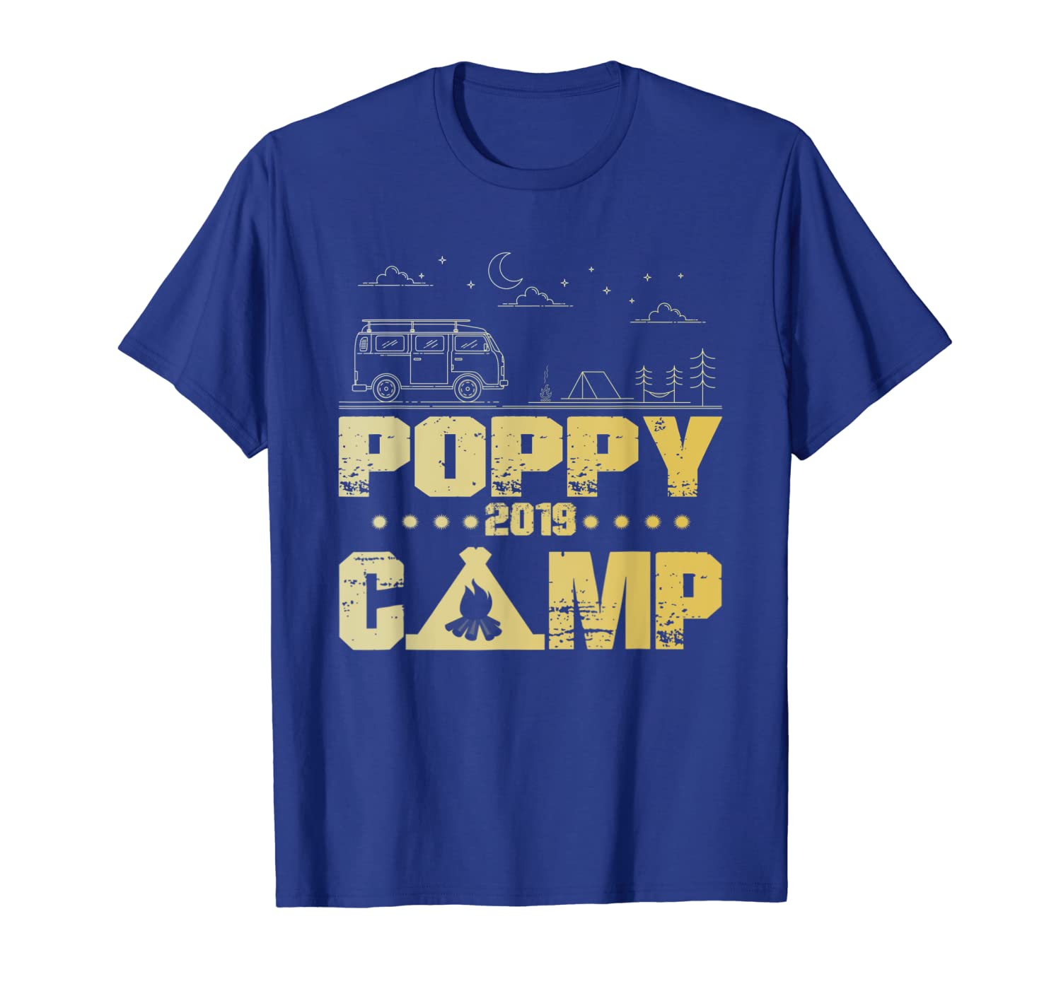 poppy camp 2019 family vacations tshirt vintage camping, White;black 
poppy camp 2019 family vacations tshirt vintage camping, White;black