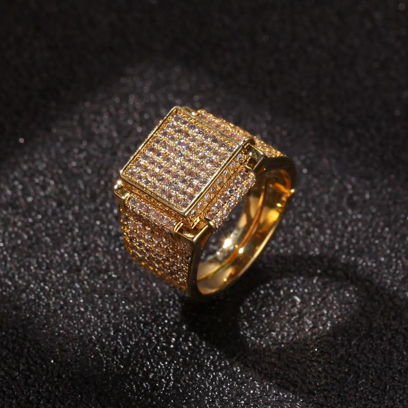 Cluster Rings Hip Hop Men's Ms Iced Out Cubic Zircon Square High Quality CZ Cool Male Ring Party Jewelry
Cluster Rings Hip Hop Men's Ms Iced Out Cubic Zircon Square High Quality CZ Cool Male Ring Party Jewelry