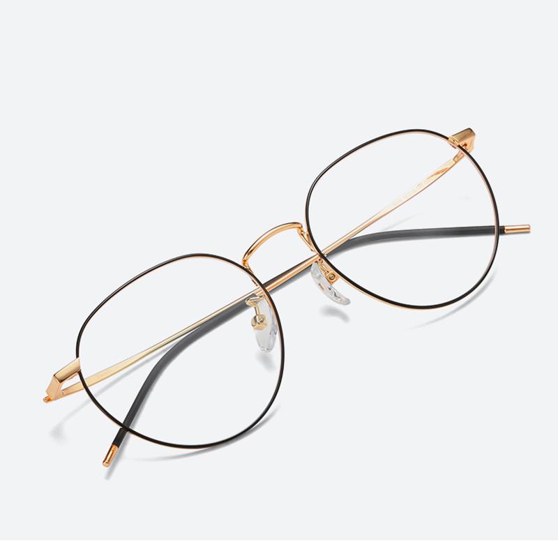 Fashion Sunglasses Frames Metal Computer Protective Optical Frame Men Simple Literary Retro Eyeglasses Ladies Light Tough Comfortable Myopia
Fashion Sunglasses Frames Metal Computer Protective Optical Frame Men Simple Literary Retro Eyeglasses Ladies Light Tough Comfortable Myopia