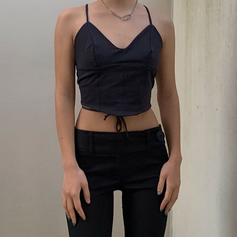 Bla Sexy Baless Cross-Criss Halter Camisole Crop Tops for Women Fashion Sleeveless Vest Cropped Feminino Topshigh quality, Black
Bla Sexy Baless Cross-Criss Halter Camisole Crop Tops for Women Fashion Sleeveless Vest Cropped Feminino Topshigh quality, Black