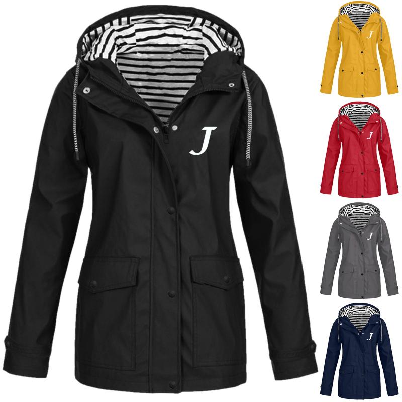 Women's Jackets Women Solid Color Jacket Outdoor Plus Size Hooded Windproof Watertight Casual Pockets Letter Drawstring Long Sleeved Coat, Black;brown
Women's Jackets Women Solid Color Jacket Outdoor Plus Size Hooded Windproof Watertight Casual Pockets Letter Drawstring Long Sleeved Coat, Black;brown