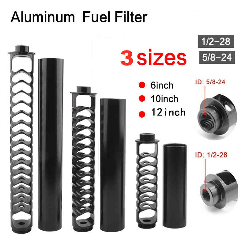 1/2-28 5/8-24 6inch 10inch 12inch Single Core Aluminum Fuel Filter Solvent Trap for NAPA 4003 WIX 24003
1/2-28 5/8-24 6inch 10inch 12inch Single Core Aluminum Fuel Filter Solvent Trap for NAPA 4003 WIX 24003