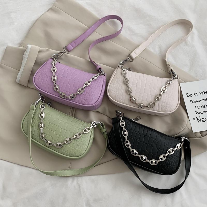 Evening Bags 2021 Fashion Shoulder Bag Womens Messenger Crossbody Vintage Alligator Baguette Shape Luxury Leather Handbag
Evening Bags 2021 Fashion Shoulder Bag Womens Messenger Crossbody Vintage Alligator Baguette Shape Luxury Leather Handbag