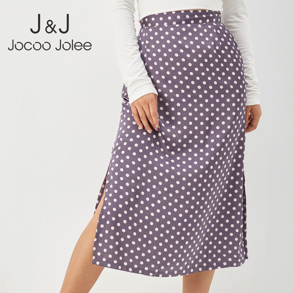 Women Elegant High Waist Satin Slim Bodycon Skirt Casual Polka Dot Split Midi Skirt Summer Bohemian A Line Skirts 210518, As photo
Women Elegant High Waist Satin Slim Bodycon Skirt Casual Polka Dot Split Midi Skirt Summer Bohemian A Line Skirts 210518, As photo