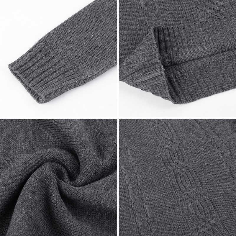 Winter Warm Turtleneck Sweater Men Vintage Tricot Pull Homme Casual Pullovers Male Outwear Slim Knitted Sweater Solid Jumper Y0907