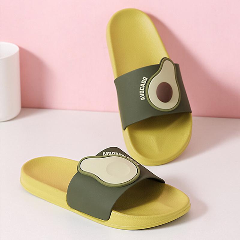 Summer Home Fruit Women Slippers Cute Cartoon Avocado Non-Slip Bathroom PVC Ladies Slides Indoor Couple Shoes Wholesale, Black
Summer Home Fruit Women Slippers Cute Cartoon Avocado Non-Slip Bathroom PVC Ladies Slides Indoor Couple Shoes Wholesale, Black