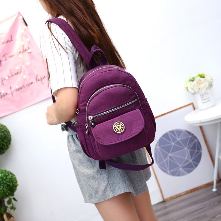 Waterproof Mini Backpack Women Purse Nylon Shoulder Rucksack Small Travel Bag, Green
Waterproof Mini Backpack Women Purse Nylon Shoulder Rucksack Small Travel Bag, Green