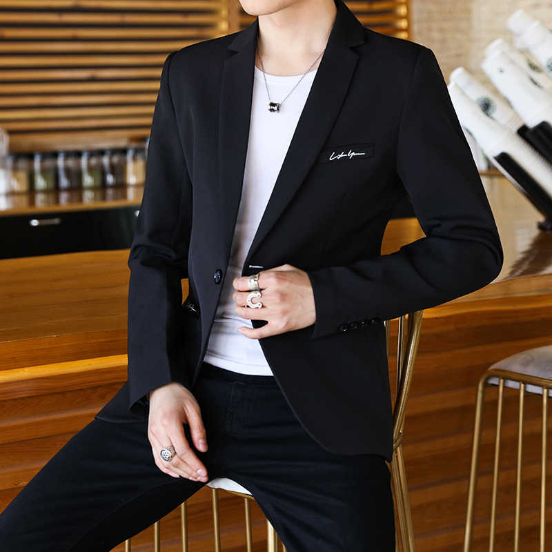 Spring Men Blazers One Button Solid Colors Wedding Business Suit Jackets Streetwear Social Stage Coats Veste Costume Homme 210527, Green
Spring Men Blazers One Button Solid Colors Wedding Business Suit Jackets Streetwear Social Stage Coats Veste Costume Homme 210527, Green