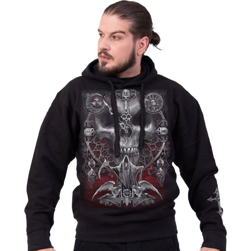 Skull clock pattern 3D printing hoodie visual impact party top punk goth round neck high quality American sweater hoodie, Black
Skull clock pattern 3D printing hoodie visual impact party top punk goth round neck high quality American sweater hoodie, Black