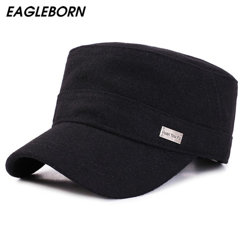 Military Hat Men Women Winter Woolen Dad Fashion Hats Classic Minimalist Cap Wide Brim, Blue;gray
Military Hat Men Women Winter Woolen Dad Fashion Hats Classic Minimalist Cap Wide Brim, Blue;gray