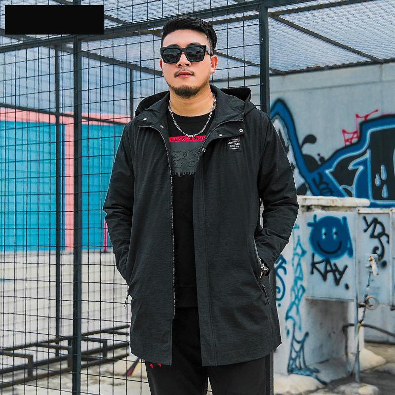 Men's Trench Coats Windbreaker Fat Increase Long Hooded Jacket Loose Autumn 2021 Men Warm Cloak, Black
Men's Trench Coats Windbreaker Fat Increase Long Hooded Jacket Loose Autumn 2021 Men Warm Cloak, Black