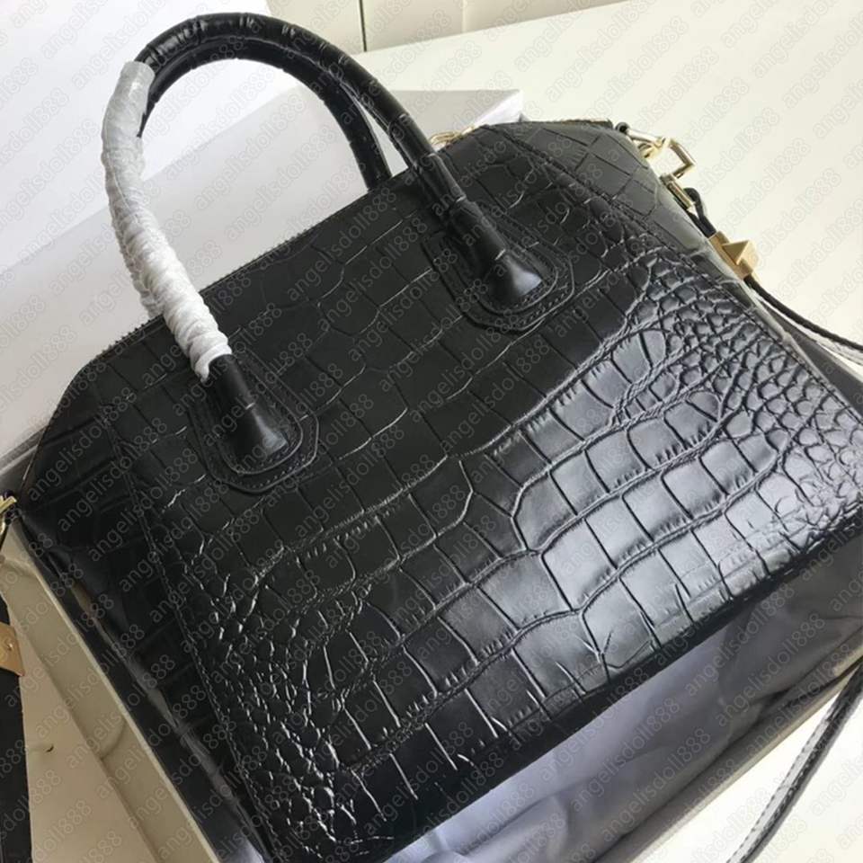 Designers Womens Handbags Purses Hand Bag with series number shoulder straps Gi antigona motorcycle black alligator genuine leather top quality bags bolso, Box
Designers Womens Handbags Purses Hand Bag with series number shoulder straps Gi antigona motorcycle black alligator genuine leather top quality bags bolso, Box