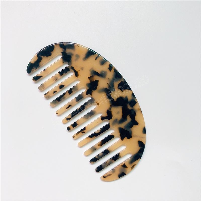 Korean Tortoise Shell Acetate Hair Combs Hairdressing Comb Brush For Women Girls Hair Styling Tool