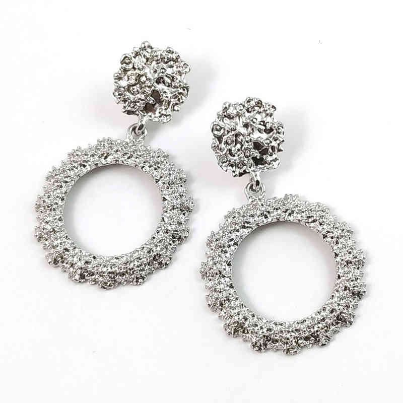 Charms Ear Stud Clip Rings Selling Fashion Round Alloy Texture Plated Goods