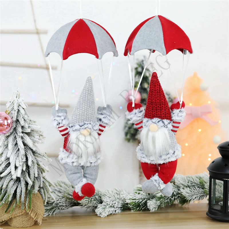 Christmas Santa Xmas Tree Hanging Ornament Doll Decoration For Home Pendant Gifts Drop Ornaments Party Supplies EEC2724 Free shipping