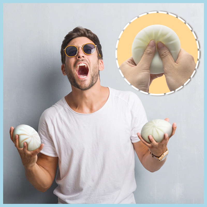 Fidget Toys Squeeze Antistress Steamer Of Steamed Stuffed Bun Toy Squishy Squishies Cute Prank Mochi Funny Stress Reliever Venting Joking Gift 0683