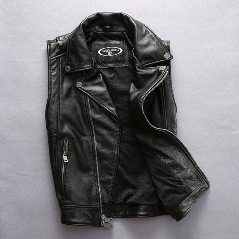 Men' Leather & Faux 2021 Slim Fit Sleeveless Motorcycle Jacket With Lucky Pig Pattern Black Cowskin Fashion Men Biker Vest Male
Men' Leather & Faux 2021 Slim Fit Sleeveless Motorcycle Jacket With Lucky Pig Pattern Black Cowskin Fashion Men Biker Vest Male