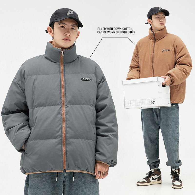 New design luxury winter wear double-sided stand up collar down Warm loose street bread coat for lovers Fashion mens and womens jackets top, Style z
New design luxury winter wear double-sided stand up collar down Warm loose street bread coat for lovers Fashion mens and womens jackets top, Style z