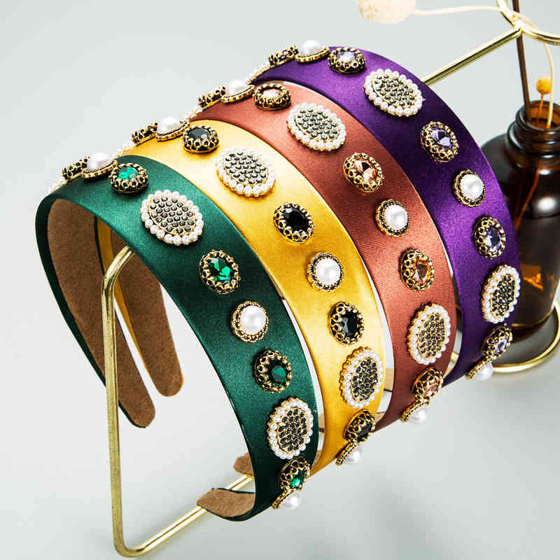 Fashion Female's Hair Accessories Korean Luxury Color Crystal Handmade Headbands for Women Wedding Jewelry Purple Yellow
Fashion Female's Hair Accessories Korean Luxury Color Crystal Handmade Headbands for Women Wedding Jewelry Purple Yellow