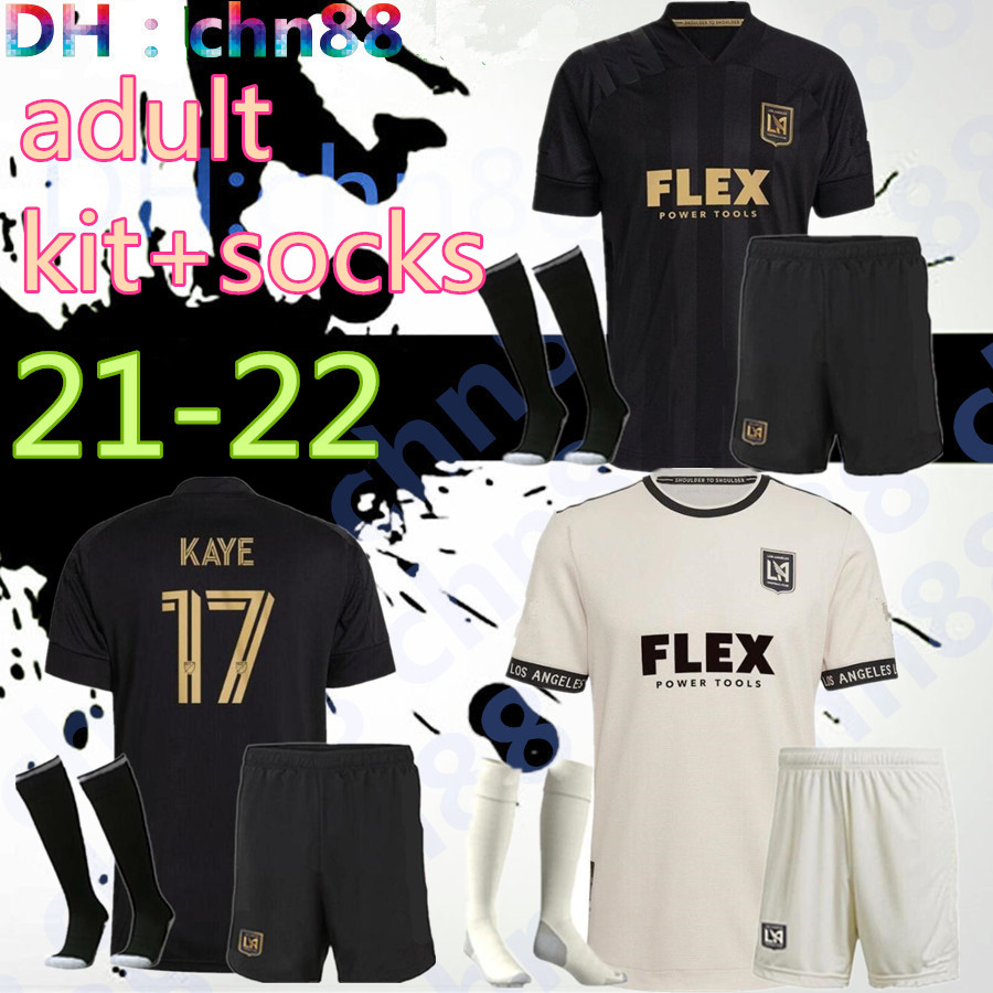 men adult kits + socks 20 21 Los Angeles FC Soccer Jerseys LAFC ROSSI VELA 2021 2022 Home & away Football kit BLESSING DIOMANDE Short Sleeve
men adult kits + socks 20 21 Los Angeles FC Soccer Jerseys LAFC ROSSI VELA 2021 2022 Home & away Football kit BLESSING DIOMANDE Short Sleeve