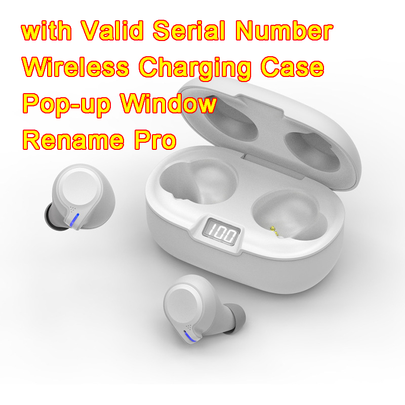Air Gen 2/3 TWS Earphones Rename Pro Pop UP Window Bluetooth Headphone Auto Paring Wireless Charging Case Earbuds, White
Air Gen 2/3 TWS Earphones Rename Pro Pop UP Window Bluetooth Headphone Auto Paring Wireless Charging Case Earbuds, White