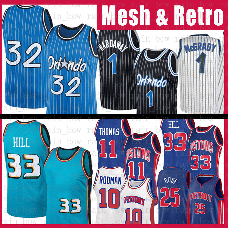 Grant 33 Hill Shaquille 32 O'Neal Basketball Jersey Dennis 10 Rodman Derrick 25 Rose Penny Isiah 11 Thomas Hardaway Tracy 1 McGrady Orl, Black;red
Grant 33 Hill Shaquille 32 O'Neal Basketball Jersey Dennis 10 Rodman Derrick 25 Rose Penny Isiah 11 Thomas Hardaway Tracy 1 McGrady Orl, Black;red