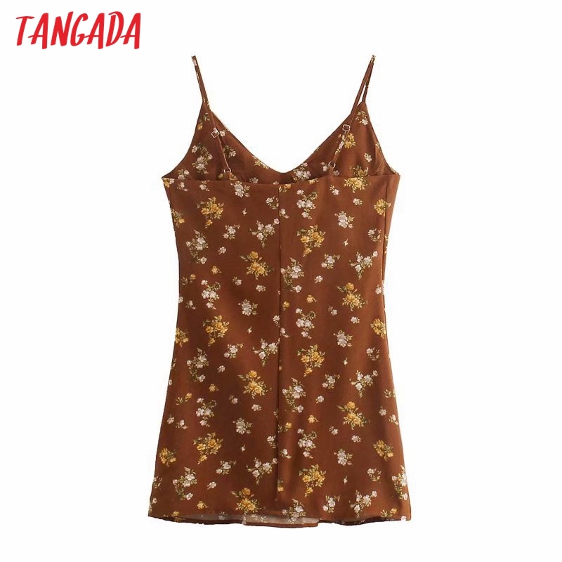 Summer Fashion Women Floral Chiffon Arrival Bow Strap Ladies Party Dress Vestidos 3D54 210416