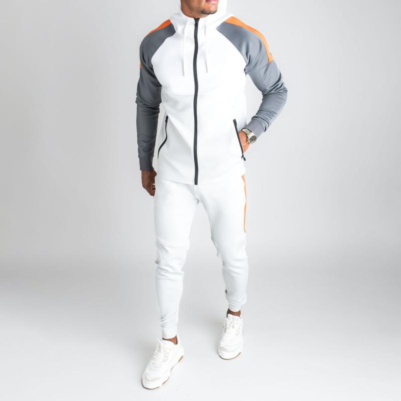 Men's Tracksuits Tracksuit 2 Piece Set Jogging Suit Men Sport Clothes Running Sweatsuit Long Sleeve Autumn Workout 2021
