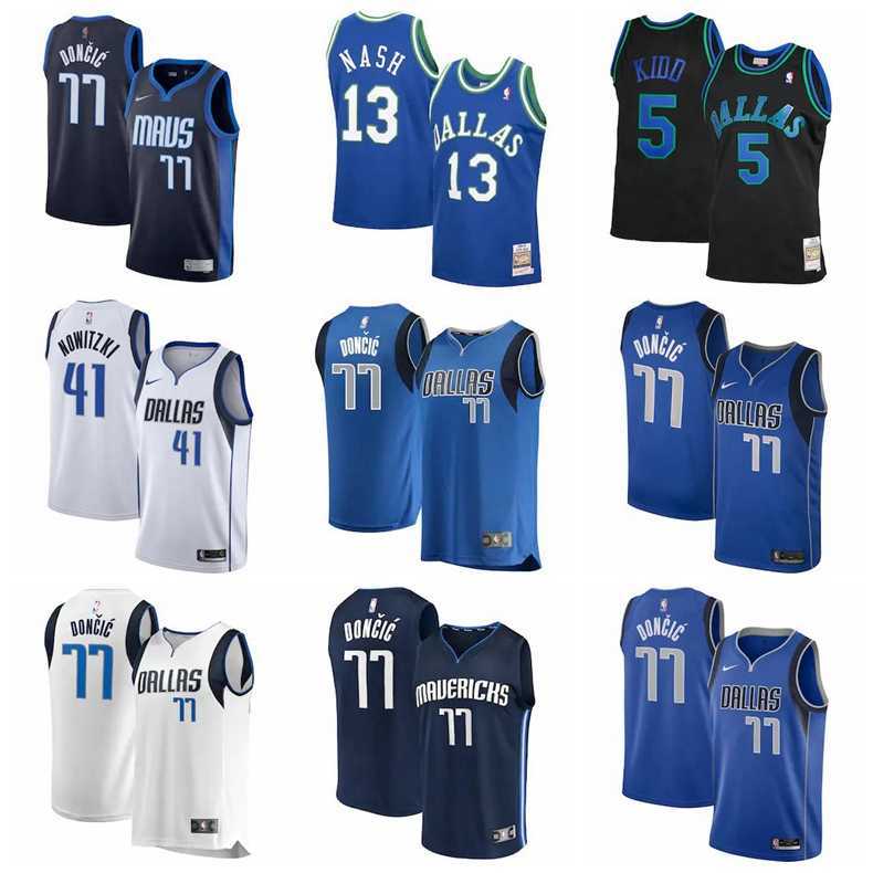 2021 Basketball Jerseys DALLAS MAVERICKS MEN JERSEY Luka Doncic 77 Jason Kidd 05 Dirk Nowitzki 41 Steve Nash 13 Stitched Size S-XXXL Breathable, Black;red
2021 Basketball Jerseys DALLAS MAVERICKS MEN JERSEY Luka Doncic 77 Jason Kidd 05 Dirk Nowitzki 41 Steve Nash 13 Stitched Size S-XXXL Breathable, Black;red