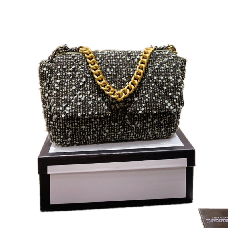19 Series Luxury Big Brand Bag Genuine Woolen Fashion Shoulder Bags Golden Chain Stone Women's Wallet Cross Body Fanny Pack with Original France Designer Box m1, Accessories fee(not sale separately)
19 Series Luxury Big Brand Bag Genuine Woolen Fashion Shoulder Bags Golden Chain Stone Women's Wallet Cross Body Fanny Pack with Original France Designer Box m1, Accessories fee(not sale separately)