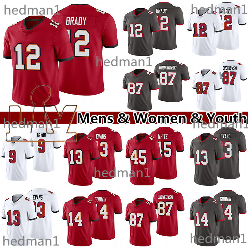 12 Tom Brady 87 Rob Gronkowski Football Jersey 14 Godwin 13 Mike Evans 9 Joe Tryon 45 Devin White Mens women youth Jerseys, Pacth+brown mens 
12 Tom Brady 87 Rob Gronkowski Football Jersey 14 Godwin 13 Mike Evans 9 Joe Tryon 45 Devin White Mens women youth Jerseys, Pacth+brown mens