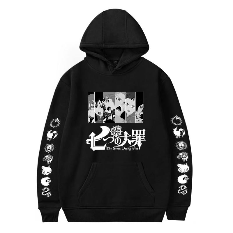 Men's Hoodies & Sweatshirts Anime The Seven Deadly Sins Hoodie Sweatshirt Spring Autumn Fashion Hooded Boys Girls, Black
Men's Hoodies & Sweatshirts Anime The Seven Deadly Sins Hoodie Sweatshirt Spring Autumn Fashion Hooded Boys Girls, Black