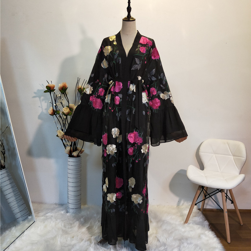 Ramadan Dubai Abaya Robe Femme Kimono Cardigan Muslim Dress Women Kaftans Caftan Marocain Qatar Elbise Turkish Islamic Clothing
Ramadan Dubai Abaya Robe Femme Kimono Cardigan Muslim Dress Women Kaftans Caftan Marocain Qatar Elbise Turkish Islamic Clothing