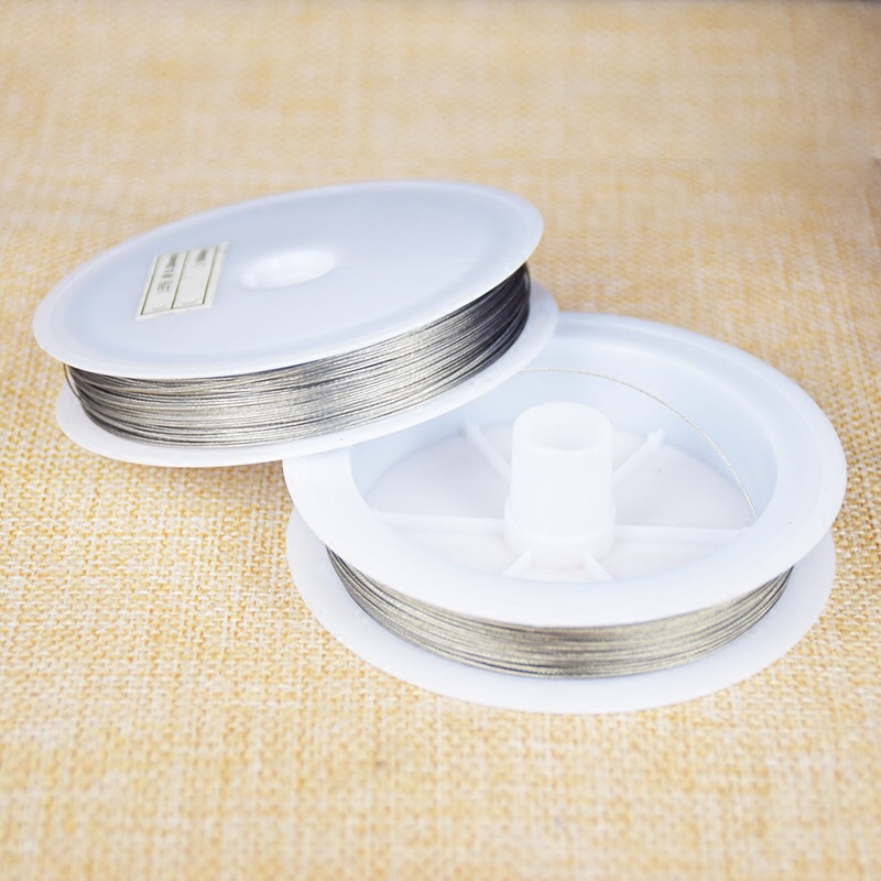 Metal Wire Stainless Steel Thread Cord for Stringing Beads Together ,Beads Bracelet Necklace DIY Jewelry Finding Accessory