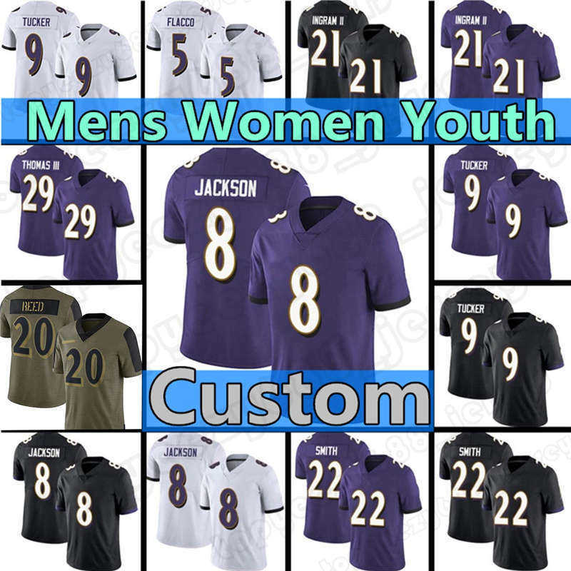 8 Lamar Jackson Custom 12 Rashod Batema Marlon Humphrey J.K. Dobbins Football Raven Mark Andrews Patrick Queen Ray Lewis Women Men''NFL''jerseys, Custom men (wuya)
8 Lamar Jackson Custom 12 Rashod Batema Marlon Humphrey J.K. Dobbins Football Raven Mark Andrews Patrick Queen Ray Lewis Women Men''NFL''jerseys, Custom men (wuya)