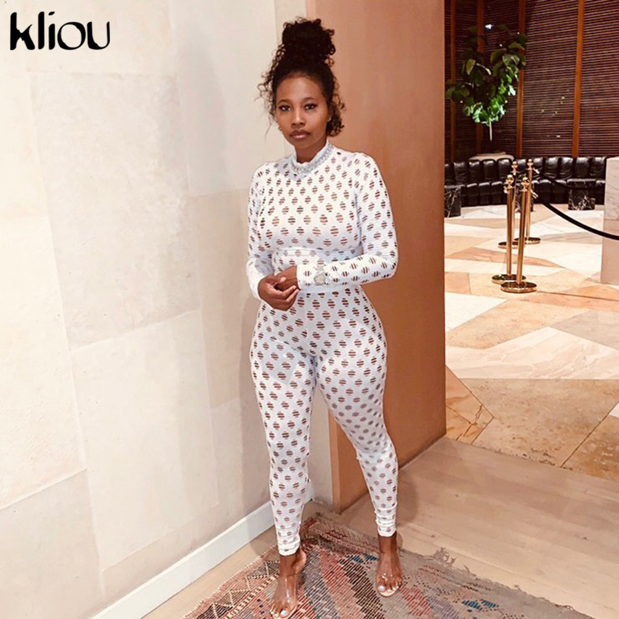 2011kliou see through hollow out zipper jumpsuit women 2021 turtleneck net plaid hole skinny elastic club streetwear rompers, Black;white
2011kliou see through hollow out zipper jumpsuit women 2021 turtleneck net plaid hole skinny elastic club streetwear rompers, Black;white