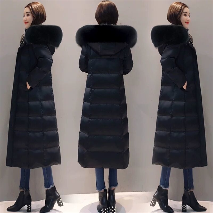 women winter bubble coats down long padded clothes solid color black jacket puffer warm thick parkas 211018
women winter bubble coats down long padded clothes solid color black jacket puffer warm thick parkas 211018