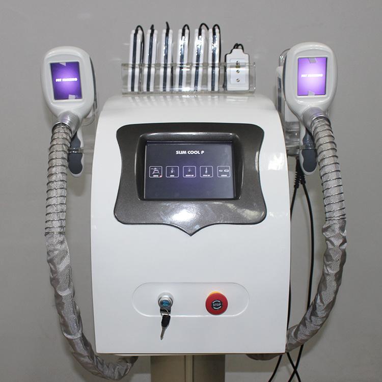 High Performance 5 In 1 Cooling Vacuum Fat Freezing And Dissolve Slimming Machine 40Khz Cavitation Body/Face Radio Frequency Equipment