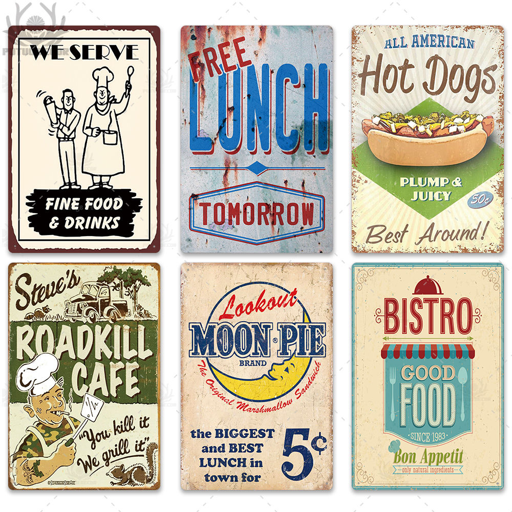 Cafe Bistro Decor Vintage Tin Sign Retro Metal Sign Plaque Metal Vintage Wall Decor for Dining Room Decorative Metal Plate
Cafe Bistro Decor Vintage Tin Sign Retro Metal Sign Plaque Metal Vintage Wall Decor for Dining Room Decorative Metal Plate