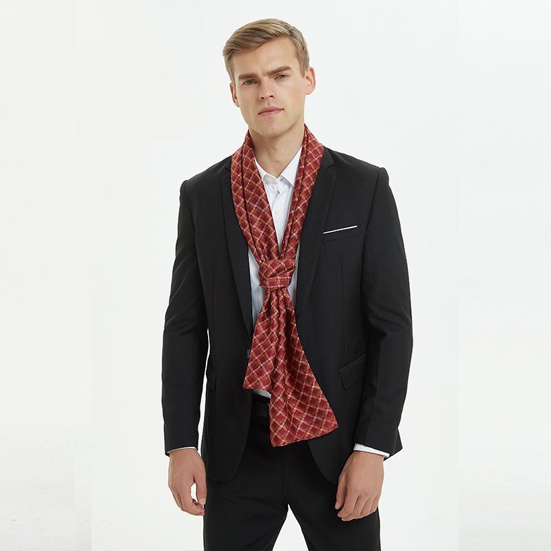 Scarves High Quality Men Geometric Wave Both Sides Male Navy Blue 170*30cm Long Cravat Scarf Fashion Brand Matagorda
Scarves High Quality Men Geometric Wave Both Sides Male Navy Blue 170*30cm Long Cravat Scarf Fashion Brand Matagorda