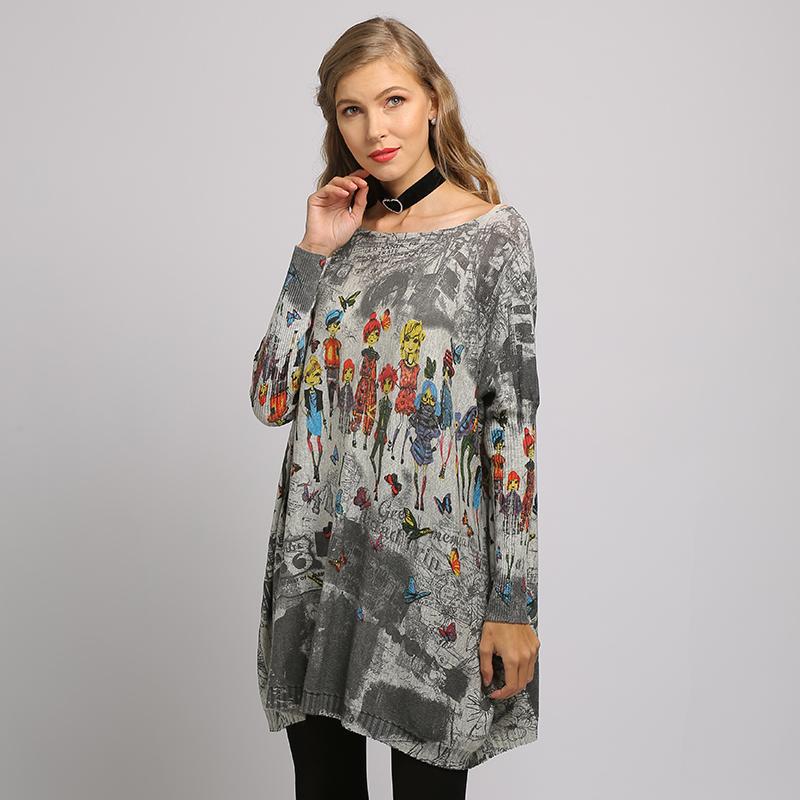 Women's Sweaters XIKOI 6302 Woman Sweater Oversize Long Batwing Sleeve Pullovers O-Neck Knitted Fashion Casual Regular Print Clothes, Beige
Women's Sweaters XIKOI 6302 Woman Sweater Oversize Long Batwing Sleeve Pullovers O-Neck Knitted Fashion Casual Regular Print Clothes, Beige